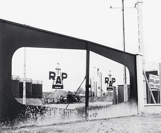 Site de production de Saint-Marcet, centre de collecte RAP, France, 1940