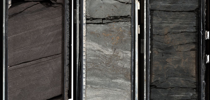 Geological core from the Glasgow UK Geoenergy Observatory - GGC01 borehole drilled into Scottish coal measure. BGS © UKRI 2025